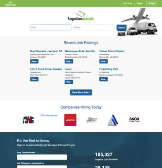 LogisticsJobSite screenshot preview