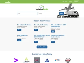 LogisticsJobSite platform preview LogisticsJobSite platform preview