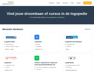 Logopediestart.nl screenshot preview