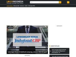 Loker.headlines.id screenshot preview