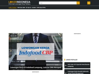 Loker.headlines.id platform preview Loker.headlines.id platform preview