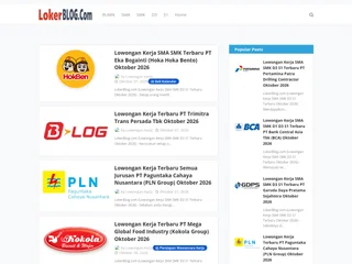 LokerBlog.com platform preview