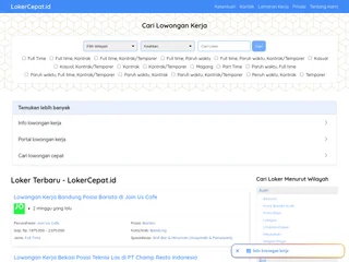 LokerCepat.id platform preview LokerCepat.id platform preview