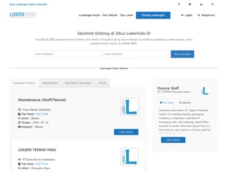 Lokerindo.ID screenshot preview