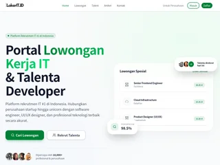 Loker IT Indonesia platform preview Loker IT Indonesia platform preview
