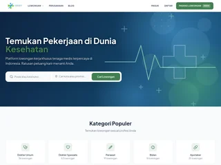 LokerMedis.id screenshot preview