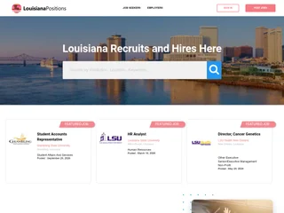 LouisianaPositions.com screenshot preview