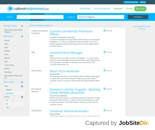 LubbockHelpWanted.com platform preview
