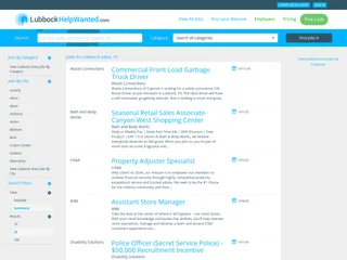 LubbockHelpWanted.com platform preview LubbockHelpWanted.com platform preview