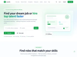 Lucy Jobs platform preview Lucy Jobs platform preview