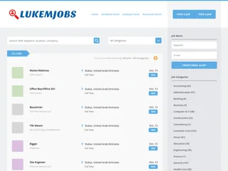 Lukem Jobs platform preview Lukem Jobs platform preview