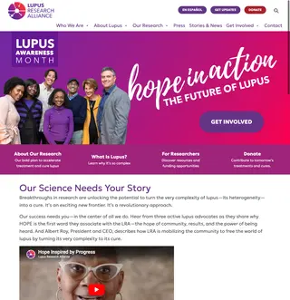 Lupus Research Alliance platform preview