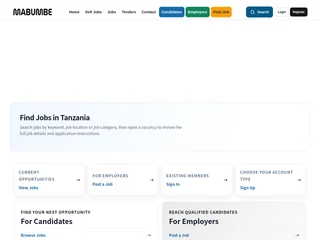 Mabumbe.TZ platform preview