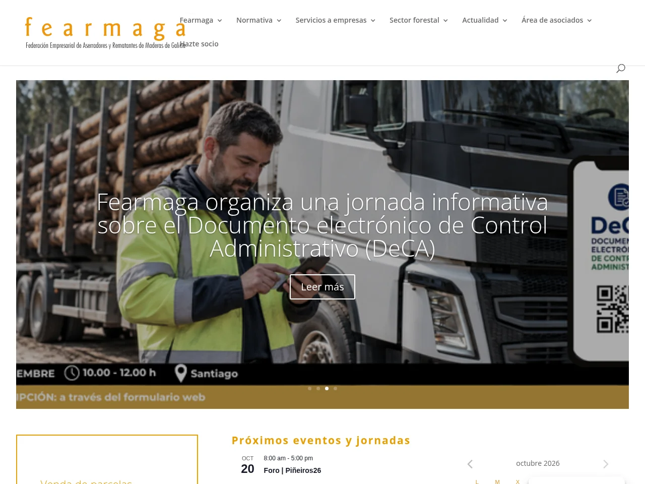 Maderas de Galicia website screenshot