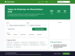 TodasVagas platform preview
