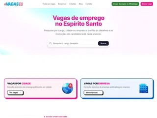 Mais Vagas ES platform preview Mais Vagas ES platform preview