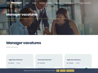 Manager Vacatures platform preview Manager Vacatures platform preview