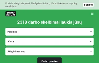 Manodarbas screenshot preview