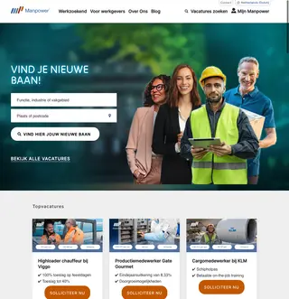 Manpower Netherlands platform preview