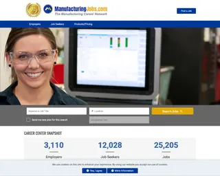 ManufacturingJobs.com screenshot preview