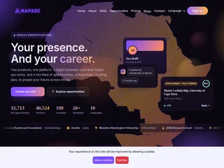 MaPage Africa platform preview MaPage Africa platform preview