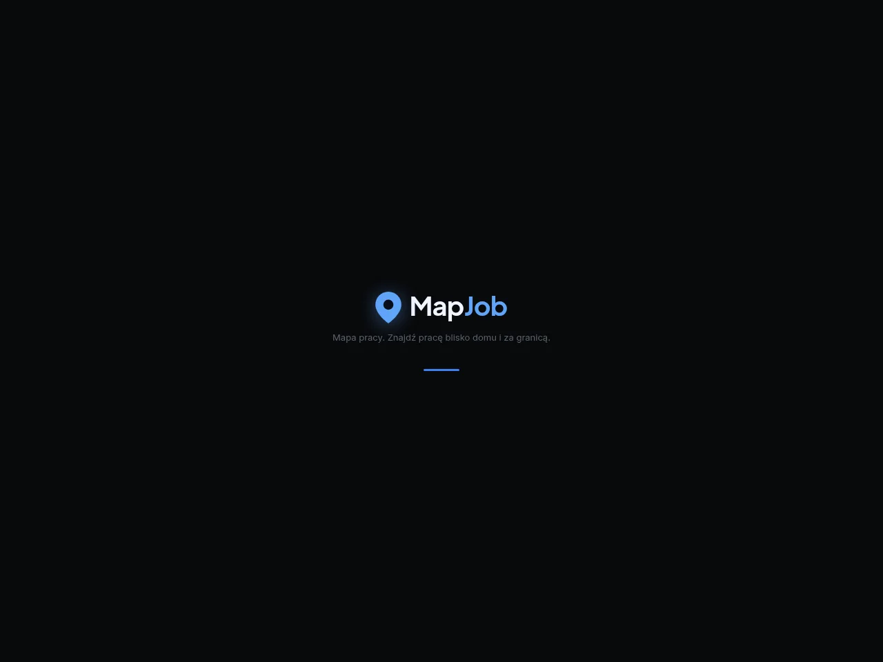 MapJob job board platform screenshot showing job search interface