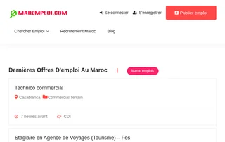 Maroc Emploi screenshot preview Maroc Emploi screenshot preview