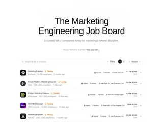 Marketing Engineer Jobs screenshot preview