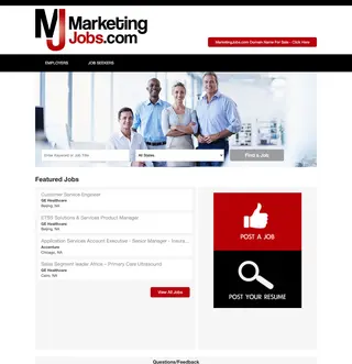 MarketingJobs.com screenshot preview