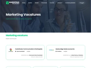 Marketing Vacatures screenshot preview Marketing Vacatures screenshot preview