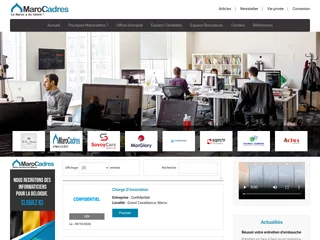 Marocadres platform preview