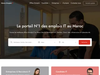Maroc Emploi IT screenshot preview