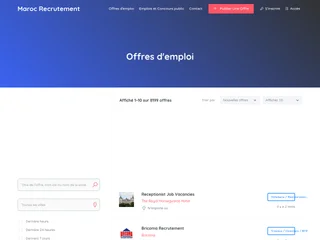 Maroc Recrutement screenshot preview
