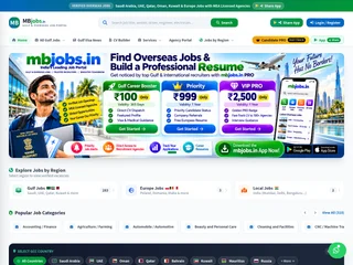 MBjobs.in platform preview MBjobs.in platform preview