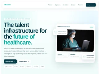 Medcruit screenshot preview