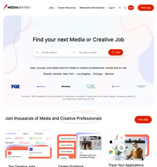 Mediabistro screenshot preview