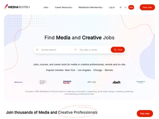 Mediabistro platform preview Mediabistro platform preview