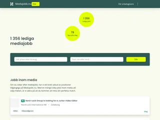 Mediajobb.nu screenshot preview