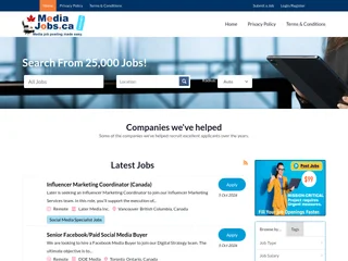Media Jobs platform preview