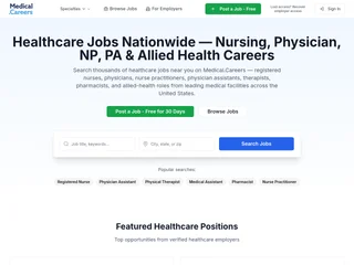Medical.Careers screenshot preview