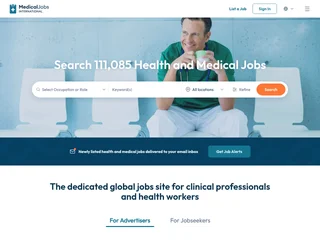 Medical Jobs International platform preview Medical Jobs International platform preview