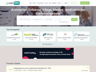 medicjobs.ch screenshot preview