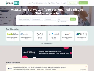 MedicJobs platform preview