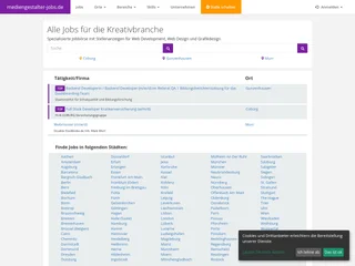 mediengestalter-jobs.de platform preview mediengestalter-jobs.de platform preview