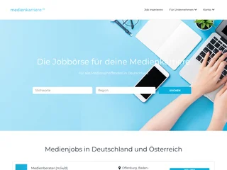medienkarriere.de screenshot preview