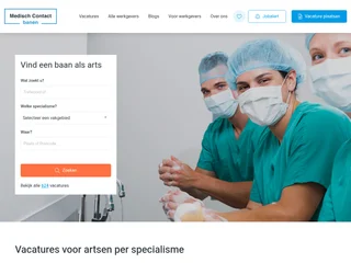 Medisch Contact Banen platform preview Medisch Contact Banen platform preview