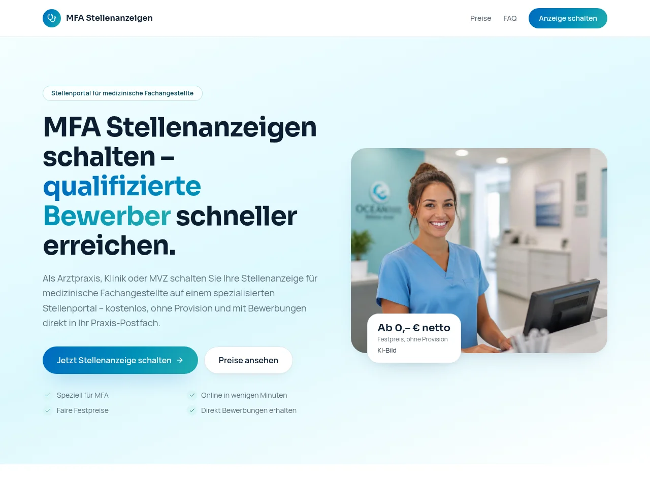 MFA-Stellenportal.de screenshot MFA-Stellenportal.de job board platform screenshot showing job search interface