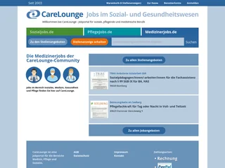 Medizinerjobs.de platform preview