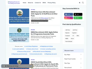 MeghalayaPortal.com platform preview