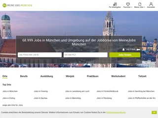 MeineJobs München platform preview
